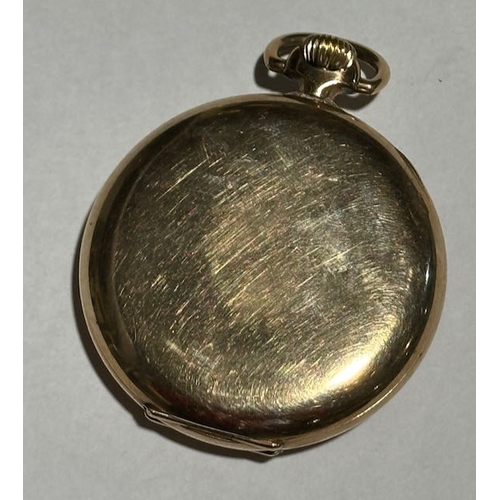 360 - Vintage Waltham Gold Plated Pocket Watch