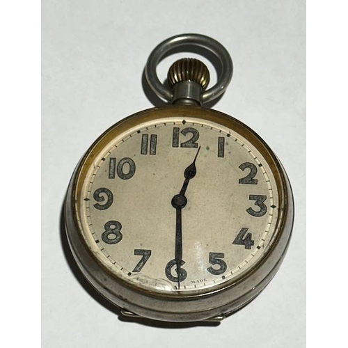 362 - Octo Non Magnetic Goliath Keyless Open Dial Pocket Watch