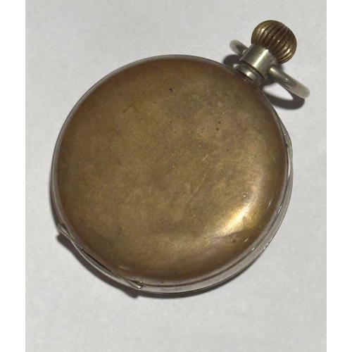 362 - Octo Non Magnetic Goliath Keyless Open Dial Pocket Watch