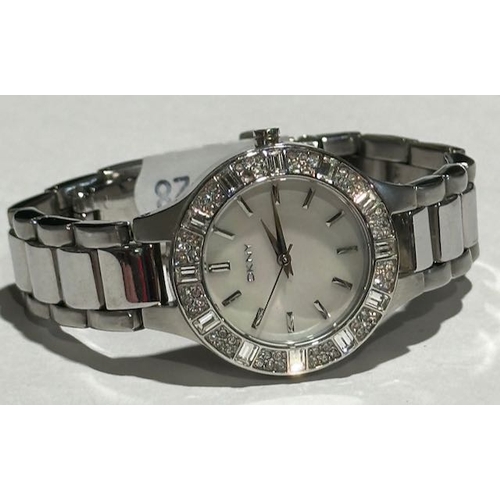 369 - DKNY Watch with Mother of Pearl Face