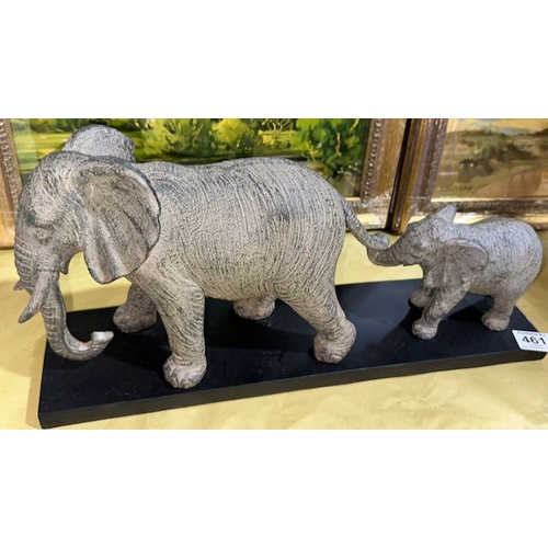 461 - Large Elephant Mother & Child Ornament