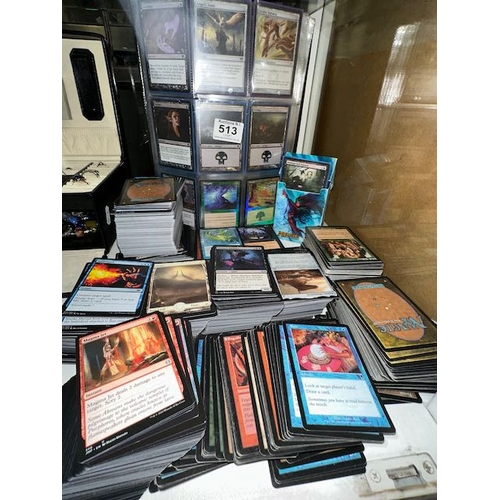 513 - Extra Large Collection of Magic The Gathering Cards + Folder