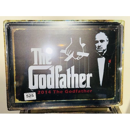 525 - Large Metal The Godfather Sign