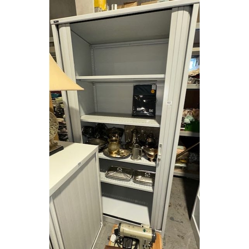 582 - Tambour Cabinet With Key