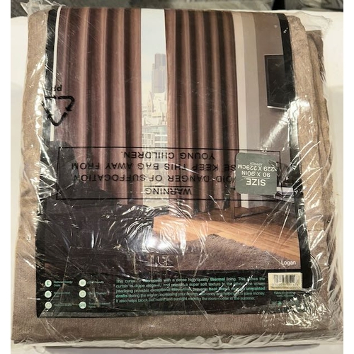 959 - Eco Enviromentally Friendly Soft Furnishing Thermal Curtains 90 x90 (Warm In Winter, Cool In Summer)... 