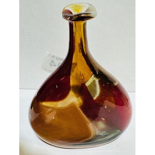 404 - Mdina Glass Bud Vase