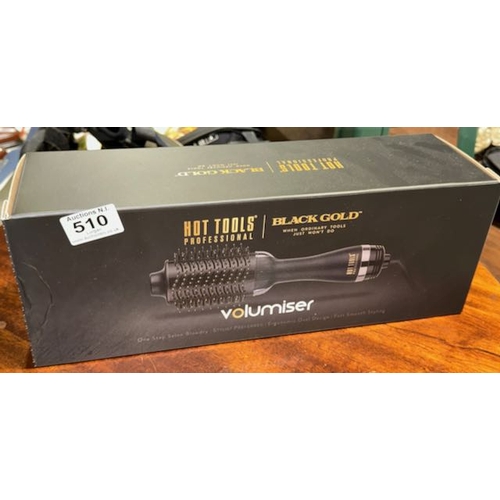 510 - Hot Tools Black Gold Volumiser - Box Sealed