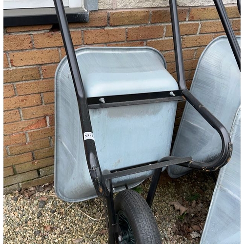 521L - Galvanised Wheelbarrow - Unused