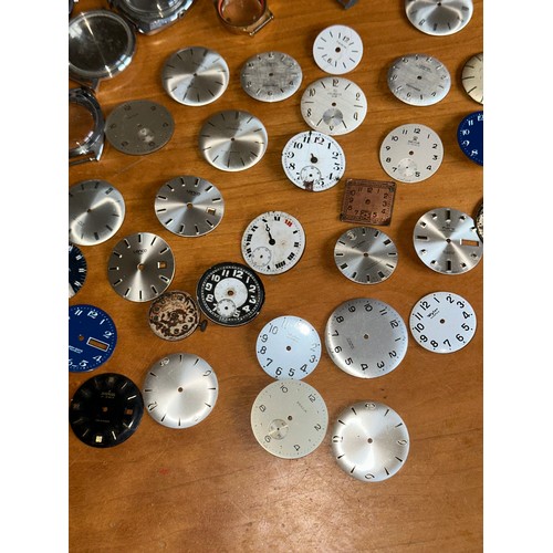 369 - Large Selection of Watch Parts Incl Faces/Cases etc