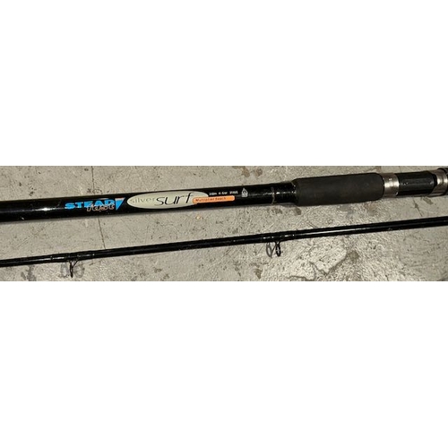 235 - Steadfast 2pc Silver Surf Multiplier Beach Rod 3.60m