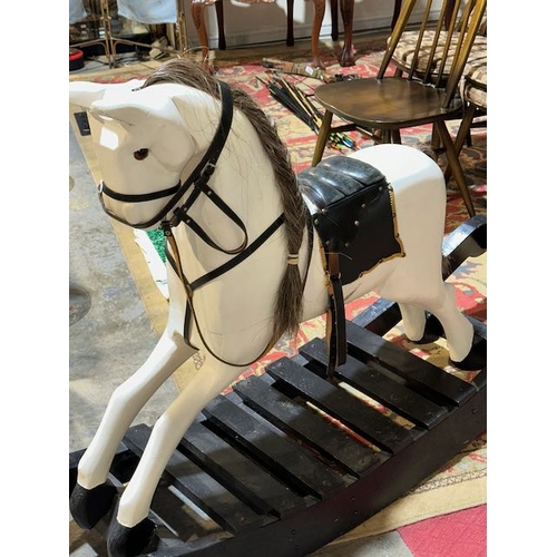 430C - Large Heavy Quality Vintage Style Rocking Horse