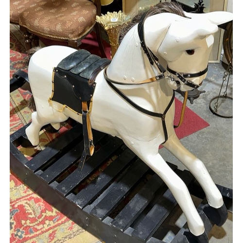 430C - Large Heavy Quality Vintage Style Rocking Horse