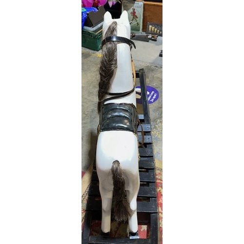 430C - Large Heavy Quality Vintage Style Rocking Horse