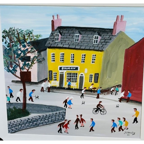 458 - Large John Ormsby Oil on Canvas 'Summers Day at The Bulman' - Appx 30