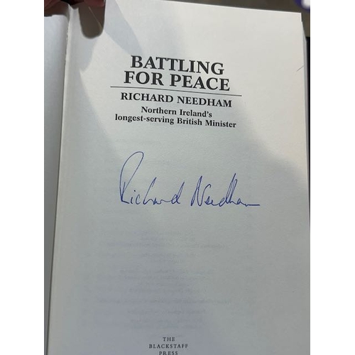 498 - Battling for Peace - Richard Needham Signed Copy