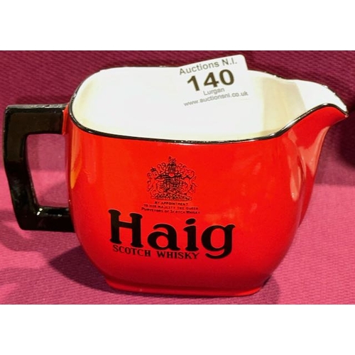 140 - Carlton Ware Haig Scotch Whisky Jug