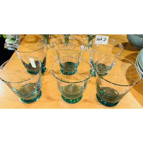 147J - Set of 6 Denby Glasses