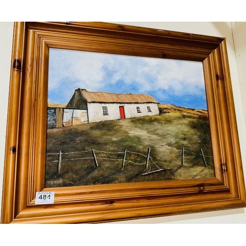 484 - Framed M O Neill Oil - 24x20