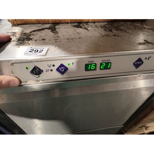 292 - Stainless Steel Glass Washer -Approx 19x22x26