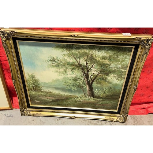 90 - Large Gilt Framed Oil Painting