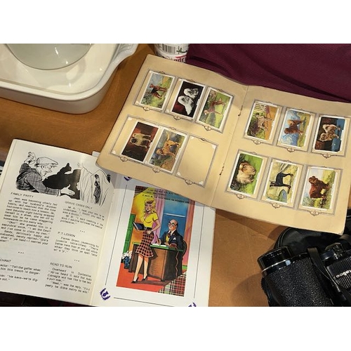 107 - Album for Gallaher's De Luxe Cigarette Cards with Cards + A Collection of Humorous Scottish Stories