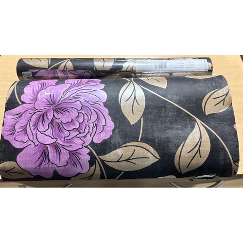 767 - 9 x Sealed Rolls + Part Roll Touch Heavyweight wallpaper - Floral Approx 5.2mtsq Per Roll