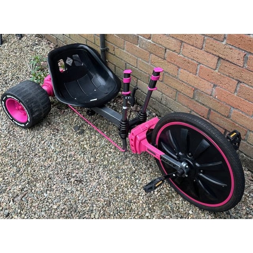 1A - Pink Huffy Green Machine Trike