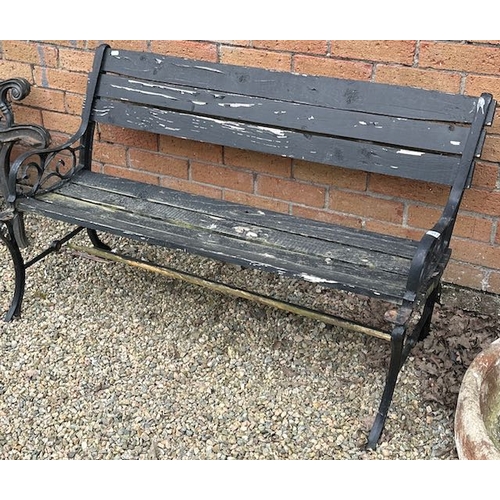 13 - Cast Ended Garden Bench