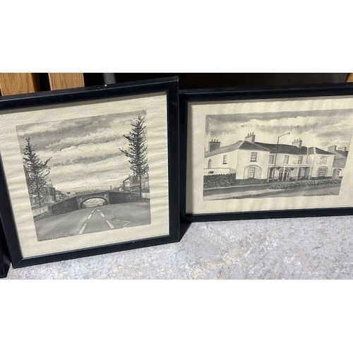 299A - 4 x Framed Banbridge Prints By Gillian Lutton 91