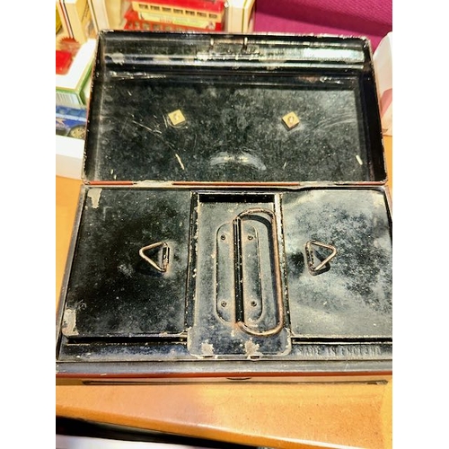 618 - Vintage Metal Savings Box