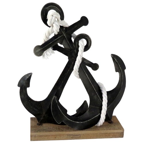 956 - Anchor Sculpture - 37x14x41cm (5810090) RRP £23