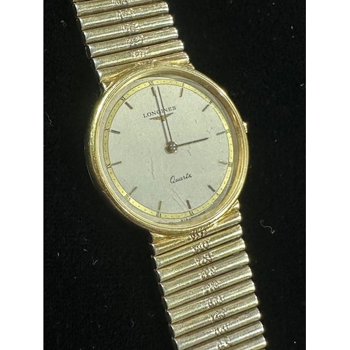 367A - Longines 1969 Watch on Silver Gold Plated Strap