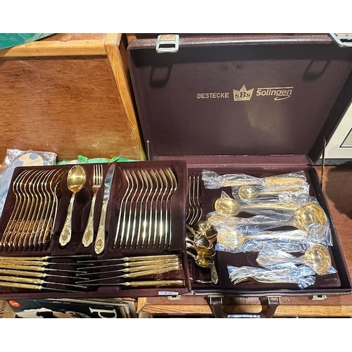 15 - Bestecke Soliden Canteen Of Cutlery In Original Case