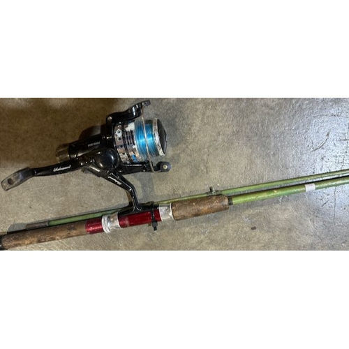 196 - 2pc Rod With Shakespeare Zeta RD50 Reel