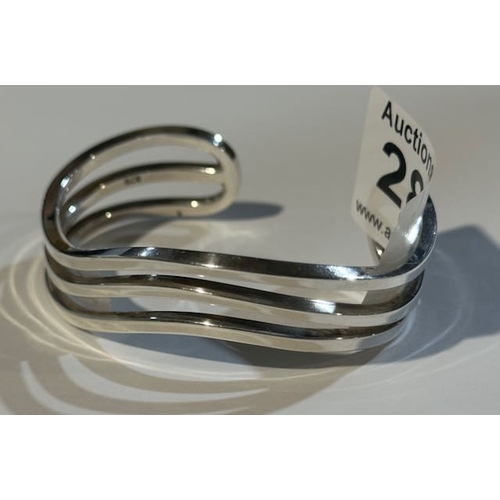 286 - Silver Cuff Bracelet