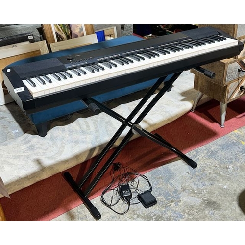 415 - Casio CDP-130 Keyboard on Stand with Swivel Chair