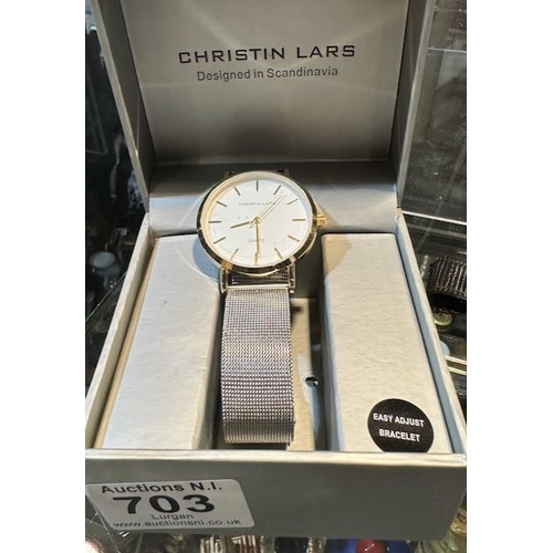 703 - Boxed Christin Lars Watch