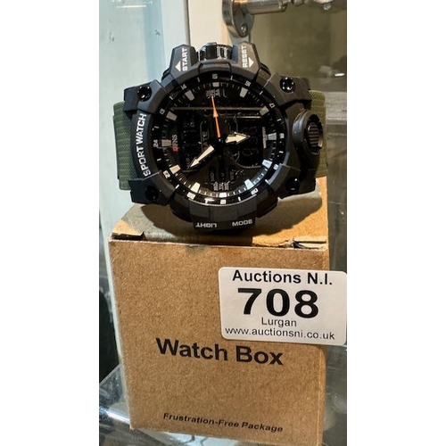 708 - Sports Watch - Boxed