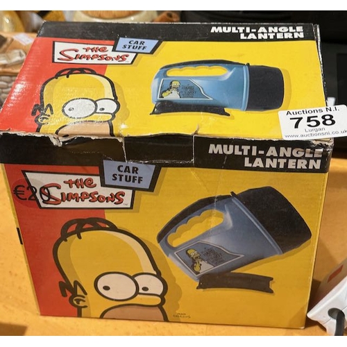 758 - Boxed Simpsons Multi Angle Lantern