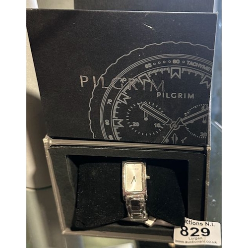 829 - Boxed Pilgrim Watch