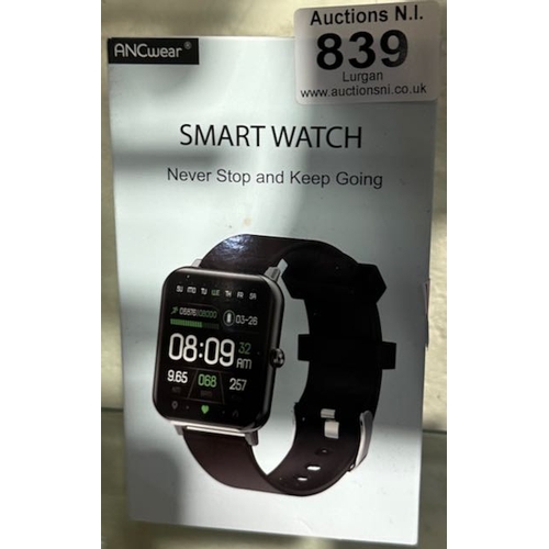 839 - Boxed Smart watch