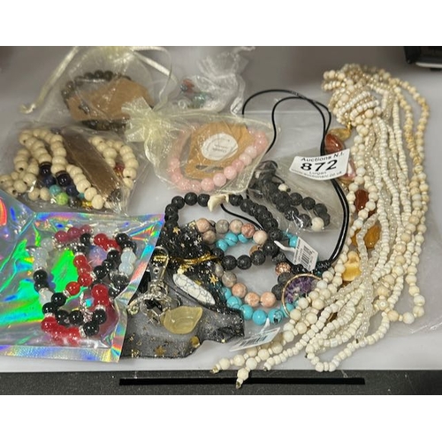 872 - Mixed lot of Beaded /Crystal Jewellery