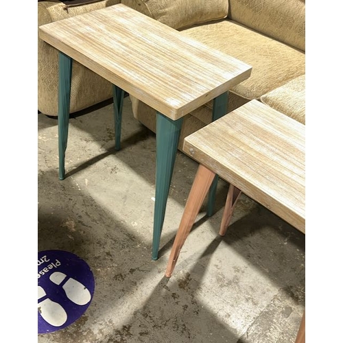 21 - Industrial Style Nest of 3 Tables (1004400)