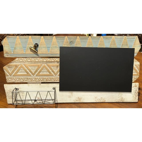 45 - 5 x Heartwood Ethnic Blackboard With Basket (5753118)