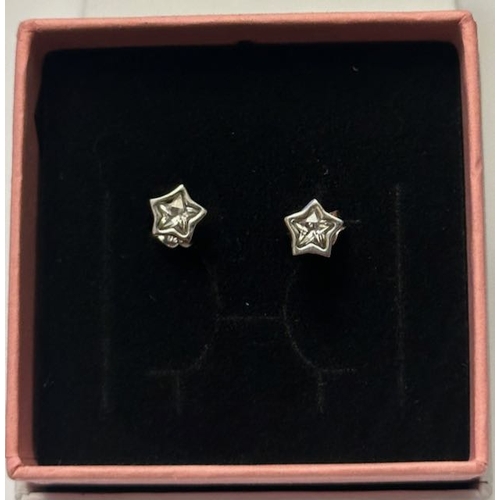 923 - Pandora Sparkling Star Stud Earrings