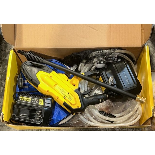 221 - Stanley Fatmax 18v 24 Bar Pressure Cleaner - Boxed