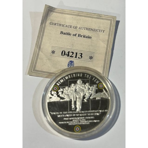 305 - Collectible Battle of Britain Proof - Remembering the Few - With Cert