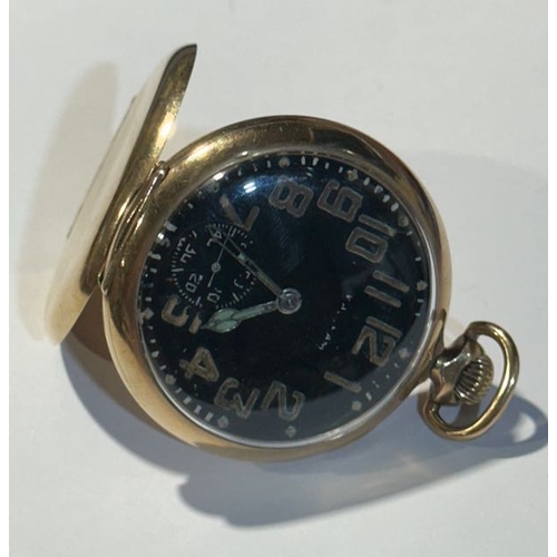 310 - Vintage Waltham Gold Plated Pocket Watch