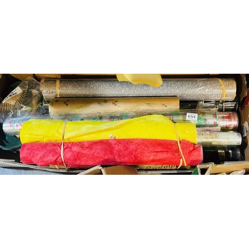 654 - Large Collection Of Various Cellophane Wraps Etc