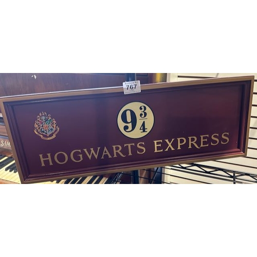 767 - Large Hogwarts Express Sign - As New